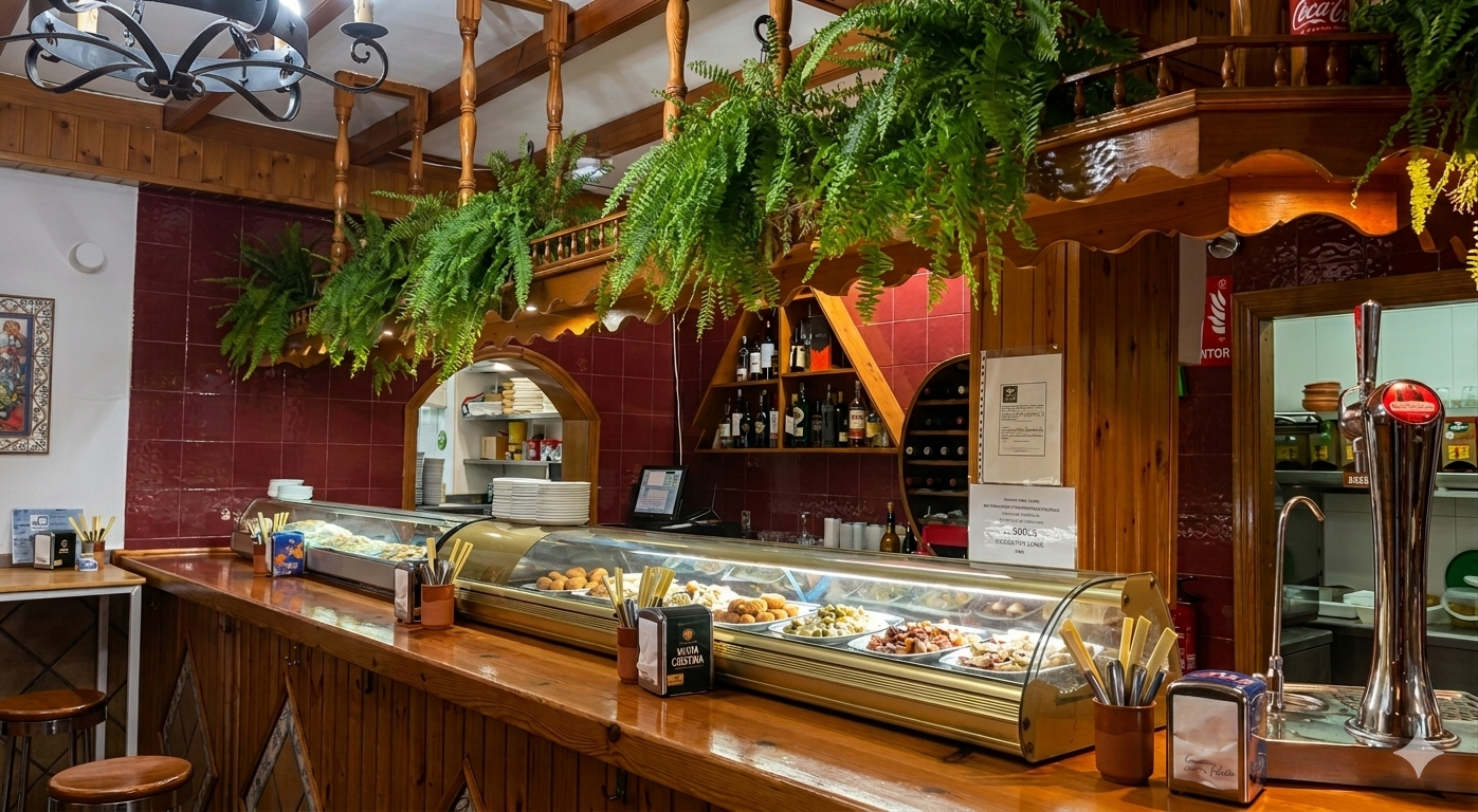 Interior del bar El Chiquito